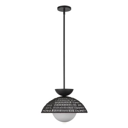 Alora Mood - Lampadario su asta PERTH 1xE27/60W/230V Ø 37,5 cm nero