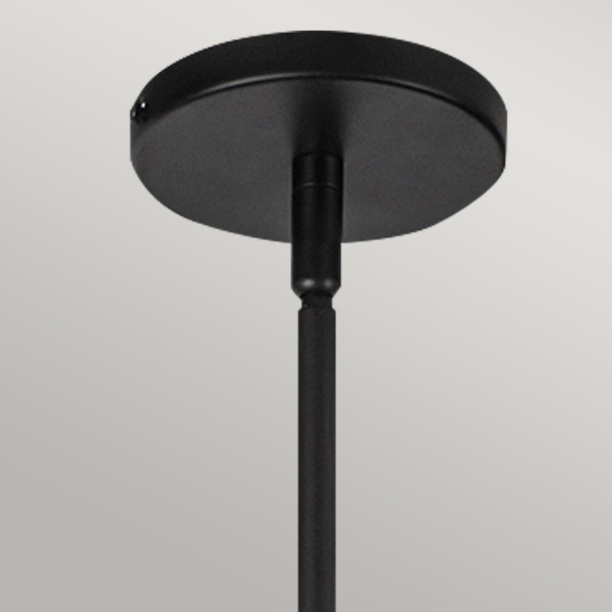 Alora Mood - Pendelleuchte mit Stange PERTH 1xE27/60W/230V Ø 37,5 cm, schwarz