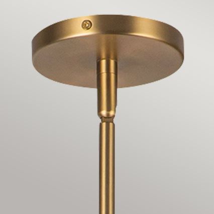 Alora Mood - Pendelleuchte mit Stange PERTH 1xE27/60W/230V Ø 37,5 cm goldfarben