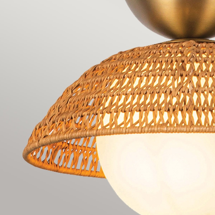 Alora Mood - Lustre sur tige PERTH 1xE27/60W/230V Ø 37,5 cm doré