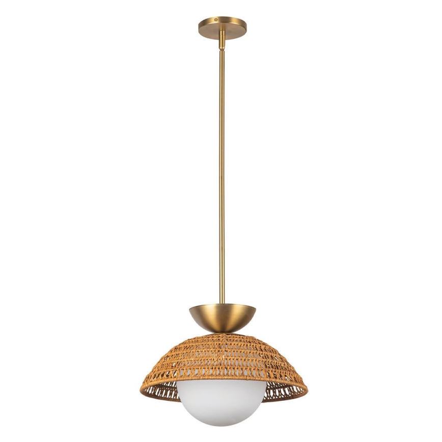 Alora Mood - Lustre sur tige PERTH 1xE27/60W/230V Ø 37,5 cm doré