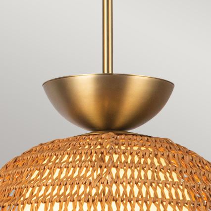 Alora Mood - Lustre sur tige PERTH 1xE27/60W/230V Ø 37,5 cm doré