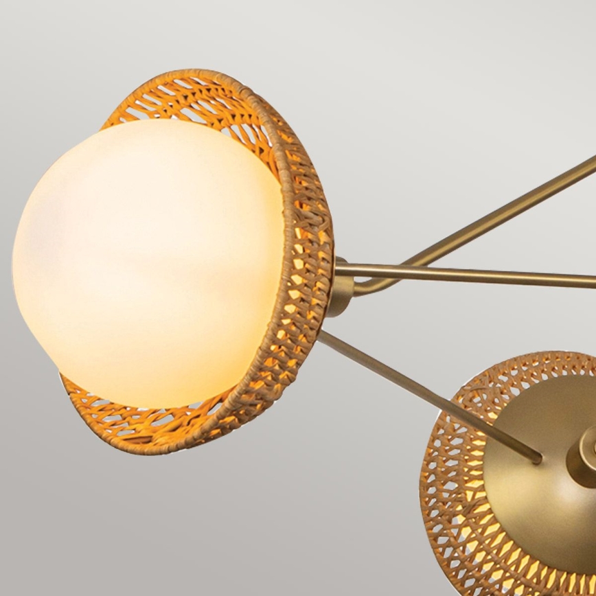 Alora Mood - Pendelleuchte mit Stange PERTH 3xE14/40W/230V goldfarben