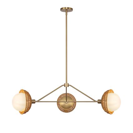 Alora Mood - Lustre sur tige PERTH 3xE14/40W/230V doré