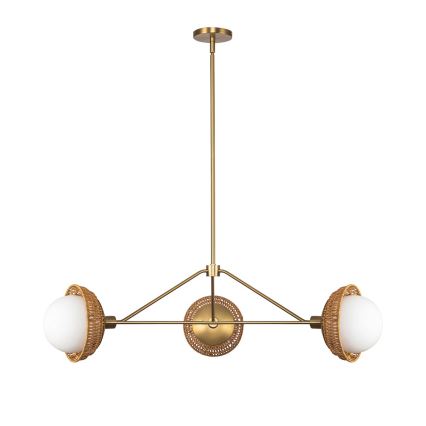 Alora Mood - Lustre sur tige PERTH 3xE14/40W/230V doré