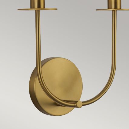 Alora Mood - Wandleuchte SYLVIA 2xE14/40W/230V goldfarben
