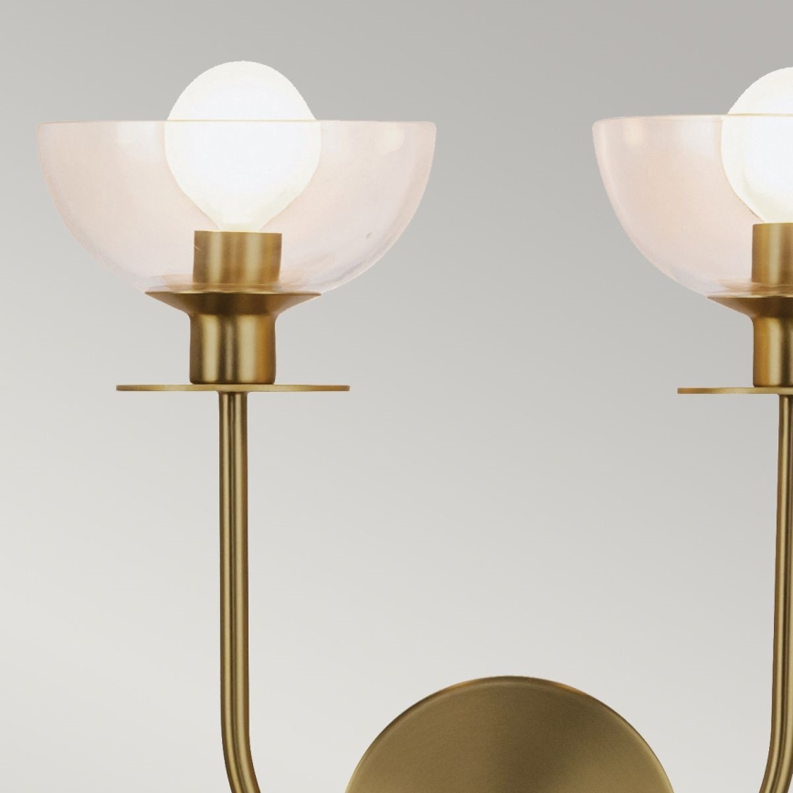 Alora Mood - Wandleuchte SYLVIA 2xE14/40W/230V goldfarben