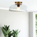 Alora Mood ALM-SYLVIA-SF-BG-CL - Plafoniera SYLVIA 1xE27/60W/230V dorata