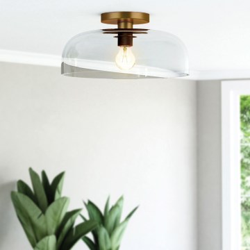 Alora Mood ALM-SYLVIA-SF-BG-CL - Plafoniera SYLVIA 1xE27/60W/230V dorata