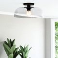 Alora Mood ALM-SYLVIA-SF-BK-CL - Plafoniera SYLVIA 1xE27/60W/230V, nera