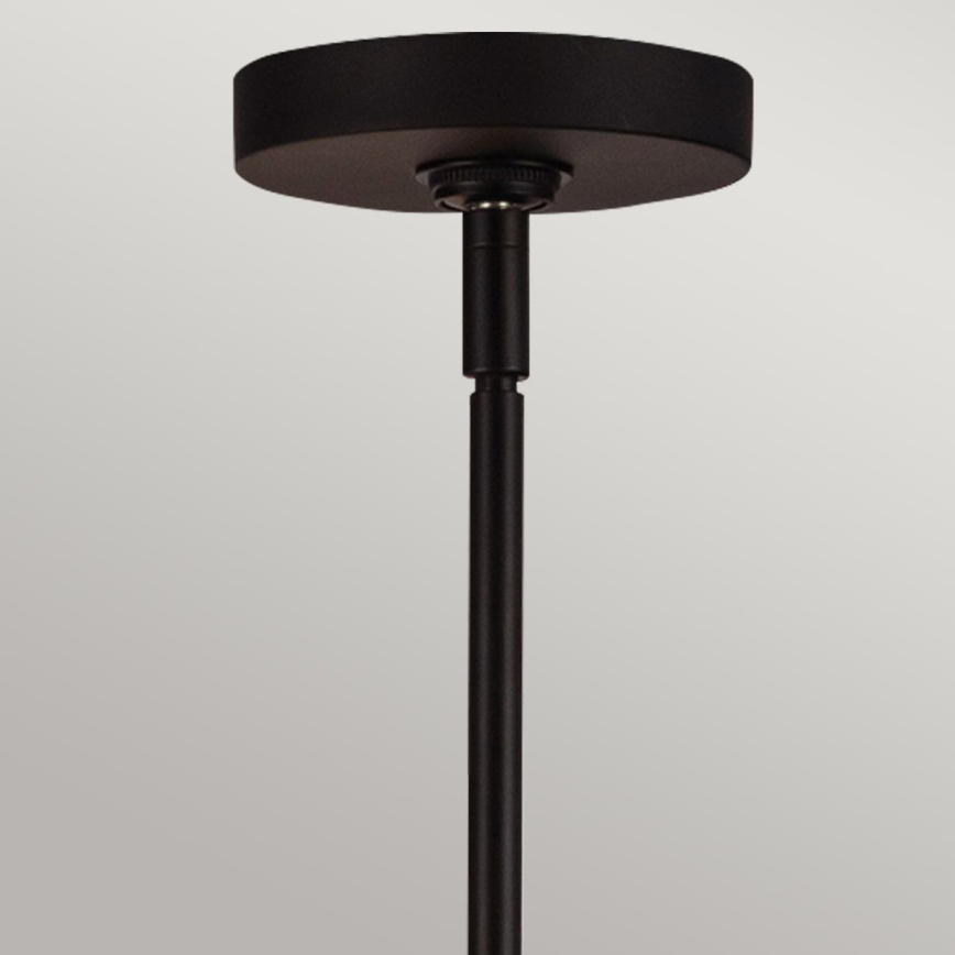 Alora Mood - Lampadario a stelo SYLVIA 4xE14/40W/230V nero