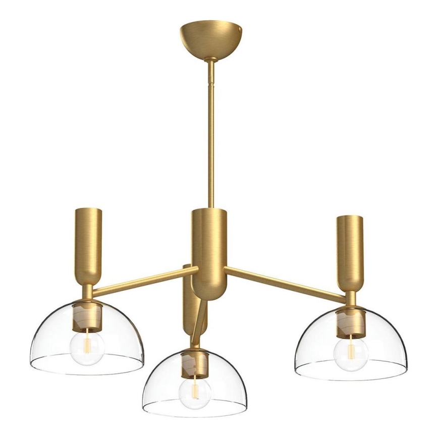 Alora Mood - Lampadario a sospensione con supporto rigido JUDE 3xE27/60W/230V diametro 96,8 cm ottone