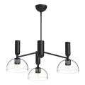 Alora Mood - Stangen-Pendelleuchte JUDE 3xE27/60W/230V schwarz