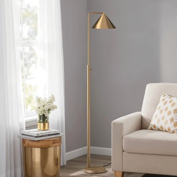 Alora Mood - Stehleuchte REMYCK 1xE27/60W/230V goldfarben