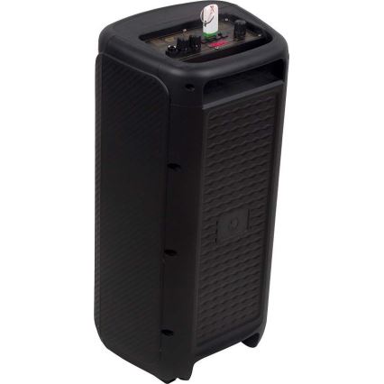 Altoparlante LED RGB ricaricabile con microfono 400W/2400 mAh + telecomando
