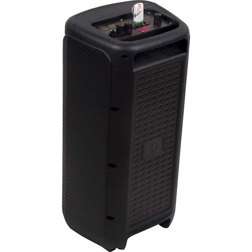 Altoparlante LED RGB ricaricabile con microfono 400W/2400 mAh + telecomando