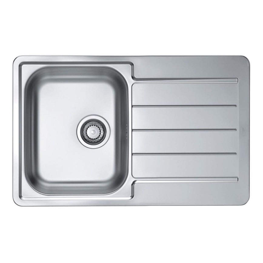 ALVEUS 1069147 - Lavello della cucina LINE 79x50 cm opaco acciaio/raso