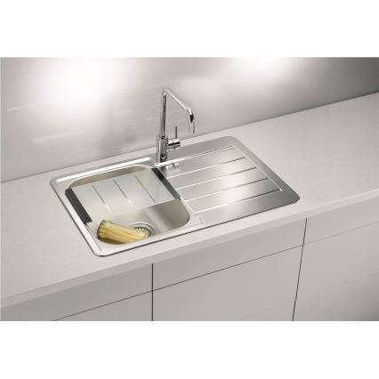 ALVEUS 1069147 - Lavello della cucina LINE 79x50 cm opaco acciaio/raso
