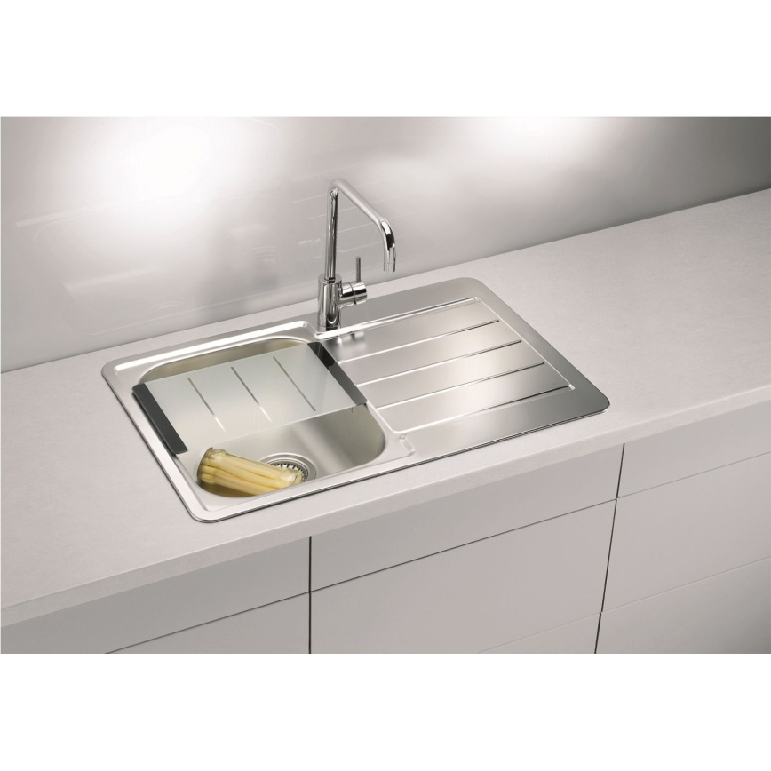 ALVEUS 1069147 - Lavello della cucina LINE 79x50 cm opaco acciaio/raso