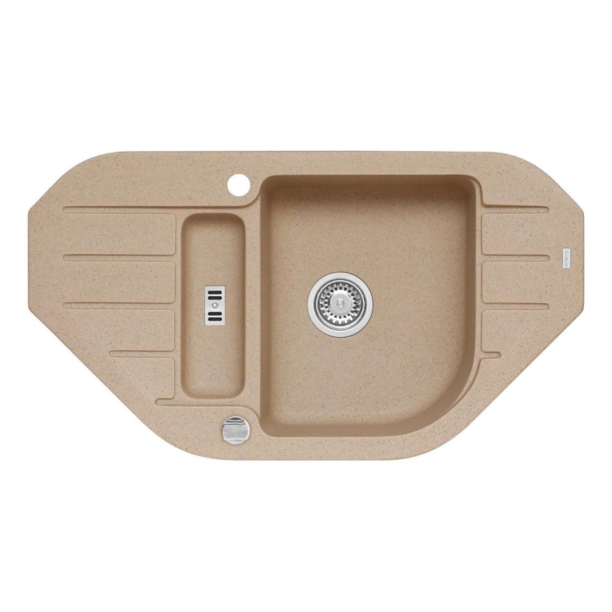 ALVEUS 1090939 - Lavello della cucina NIAGARA 90x50 cm granito/beige