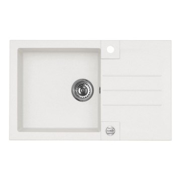 ALVEUS 1090944 - Lavello della cucina ROCK 78x48 cm granito/bianco