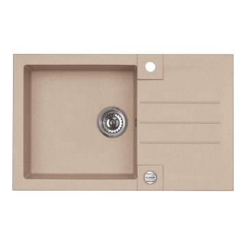 ALVEUS 1090946 - Lavello della cucina ROCK 78x48 cm granito/beige