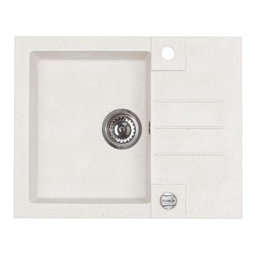 ALVEUS 1090947 - Lavello della cucina ROCK 59,5x47,5 cm granito/bianco
