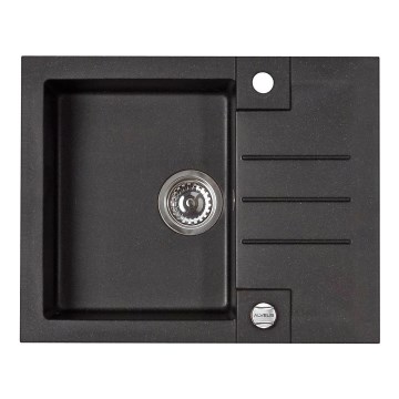ALVEUS 1090951 - Lavello della cucina ROCK 59,5x47,5 cm granito/nero