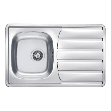 ALVEUS 1098938 - Lavello della cucina ZOOM 79x50 cm satin, per montaggio superiore