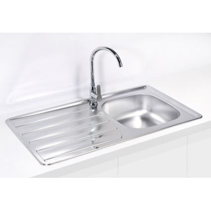 ALVEUS 1098938 - Lavello della cucina ZOOM 79x50 cm satin, per montaggio superiore