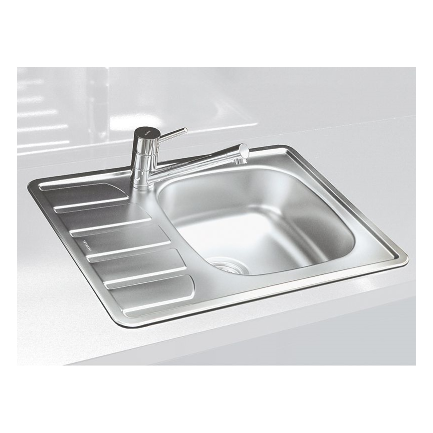 ALVEUS 1098940 - Lavello della cucina ZOOM 61,5x50 cm satin, per montaggio superiore