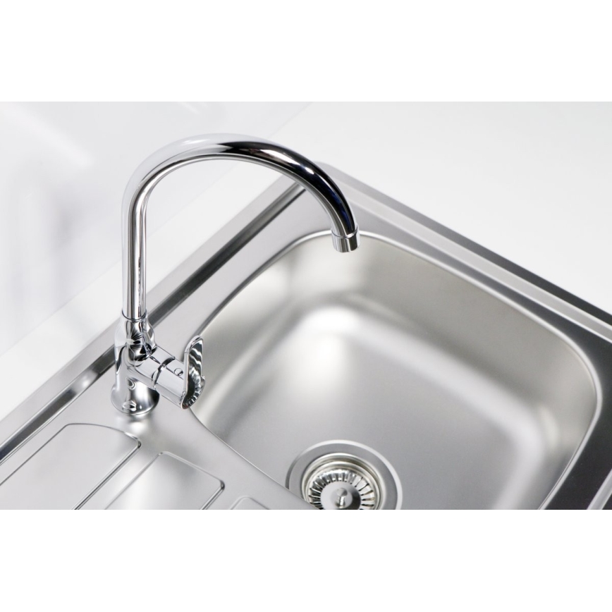 ALVEUS 1100215 - Lavello della cucina ZOOM 61,5x50 cm satin, per montaggio superiore