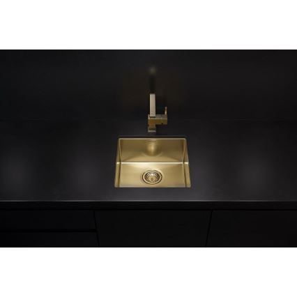 ALVEUS 1103319 - Lavello della cucina QUADRIX 45x45 cm monarch oro