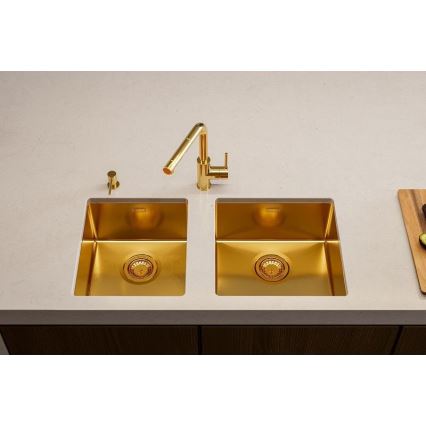 ALVEUS 1103381 - Évier de cuisine QUADRIX 45x45 cm monarch bronze