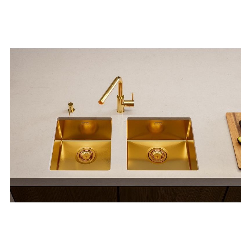 ALVEUS 1103381 - Évier de cuisine QUADRIX 45x45 cm monarch bronze
