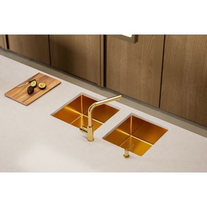 ALVEUS 1103381 - Lavello della cucina QUADRIX 45x45 cm monarch bronzo