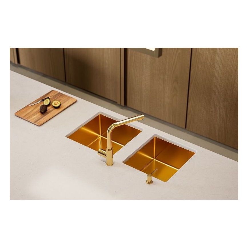 ALVEUS 1103381 - Lavello della cucina QUADRIX 45x45 cm monarch bronzo