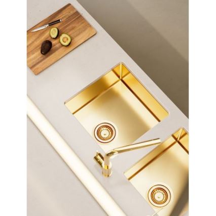 ALVEUS 1103381 - Lavello della cucina QUADRIX 45x45 cm monarch bronzo