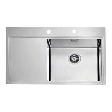 ALVEUS 1103653 - Lavello della cucina PURE 86x52,5 cm satin, destra