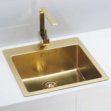 ALVEUS 1106867 - Lavello della cucina PURE 52,5x51,5 cm monarch oro