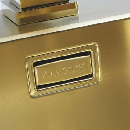 ALVEUS 1106867 - Lavello della cucina PURE 52,5x51,5 cm monarch oro