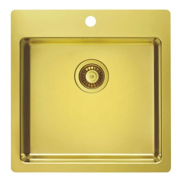 ALVEUS 1106867 - Spülbecken PURE 52,5x51,5 cm golden