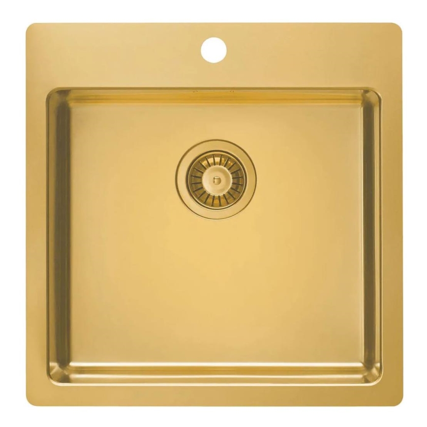ALVEUS 1107052 - Lavello della cucina PURE 52,5x51,5 cm acciaio inossidabile/bronzo