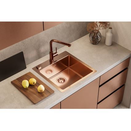 ALVEUS 1122708 - Lavello della cucina PURE 52,5x51,5 cm monarch rame