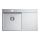 ALVEUS 1124384 - Lavello della cucina QUARTO 78x48 cm raso