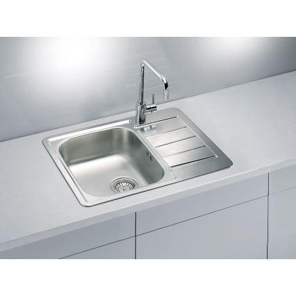 ALVEUS 1125356 - Évier de cuisine LINE 61,5x50 cm mat acier/satin