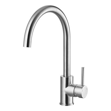 ALVEUS 1129028 - Rubinetto per lavello ELZA 35,1 cm pettinato acciaio