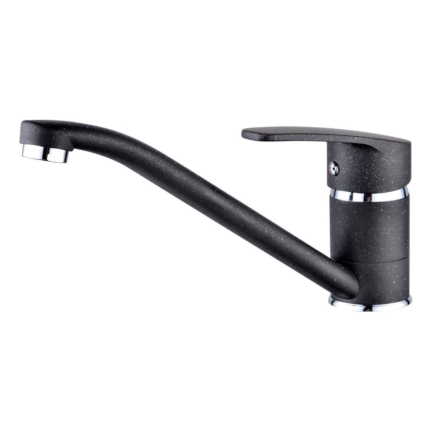 ALVEUS 1130434 - Rubinetto per lavello NINA 13,5 cm granito/nero