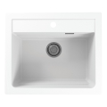 ALVEUS 1131991 - Lavello della cucina ATROX 59x50 cm granito/bianco