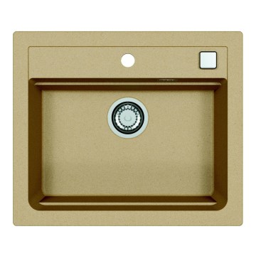 ALVEUS 1131994 - Lavello della cucina ATROX 59x50 cm granito/beige